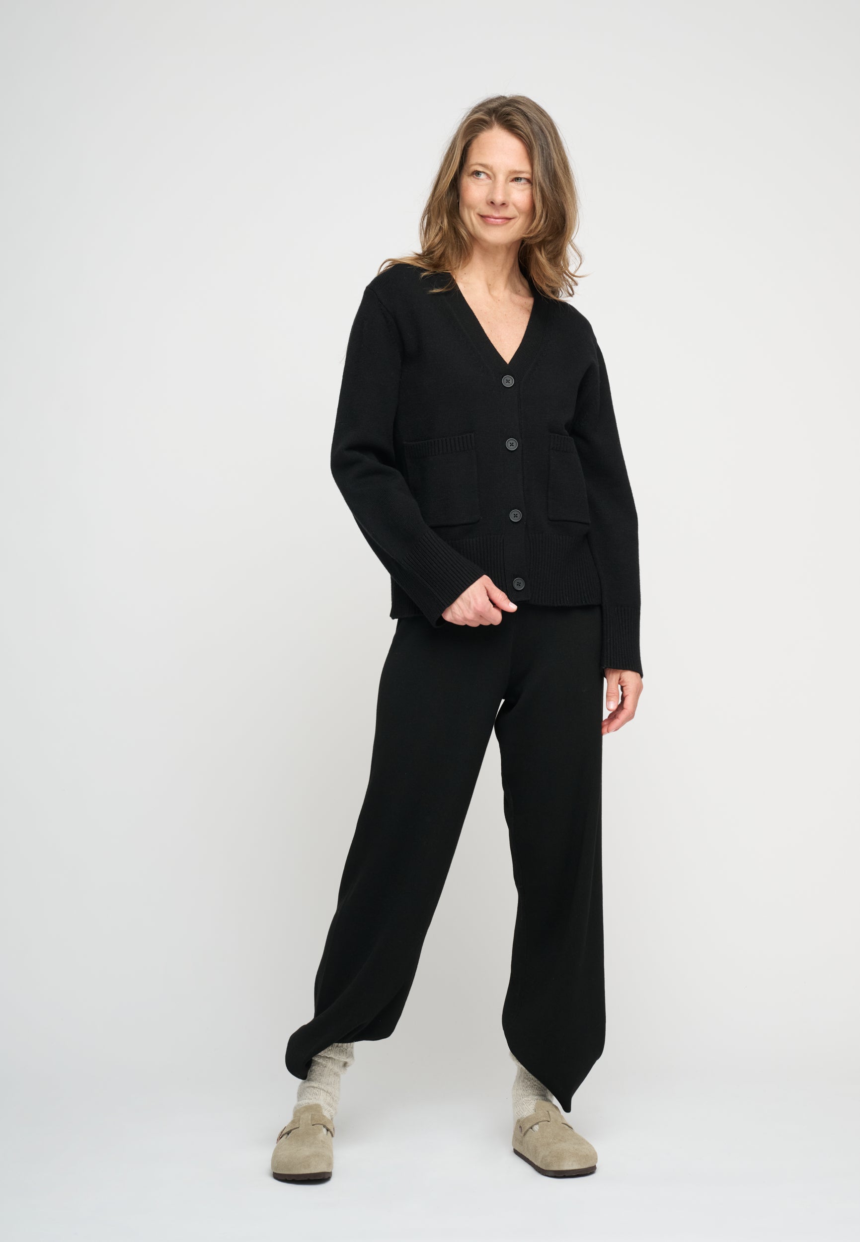 Forrest strik cardigan - sort